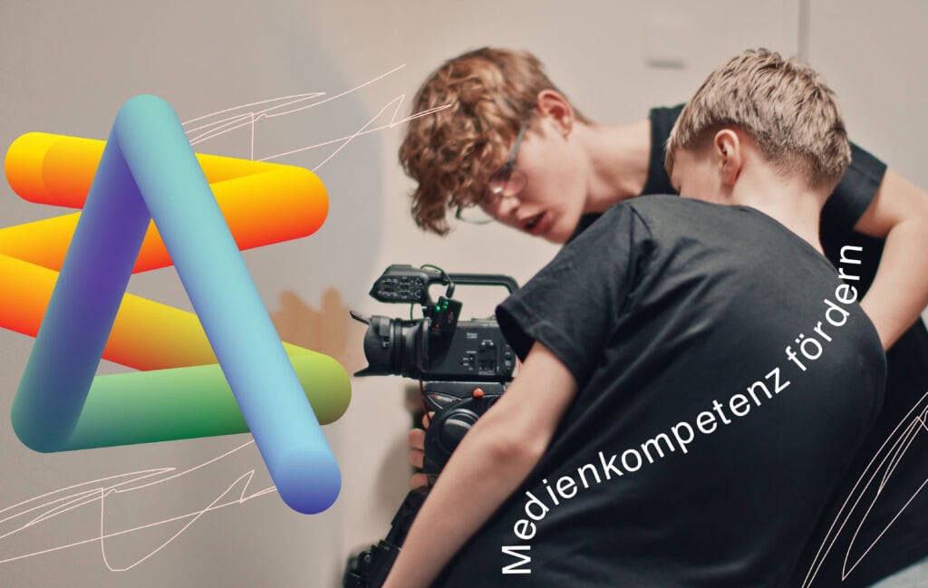 Zwei Jugendliche filmen